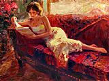 Vladimir Volegov The Red Couch painting